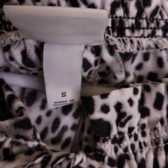 A New Day Slim Fit Leopard Print Bishop L/S Blouse - Picture 9 of 10